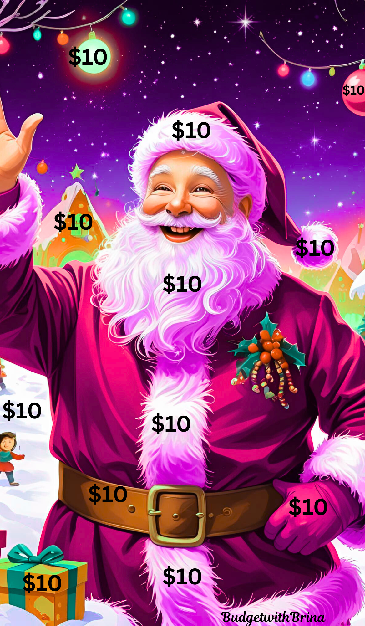 $10 Santa Savings Challenge
