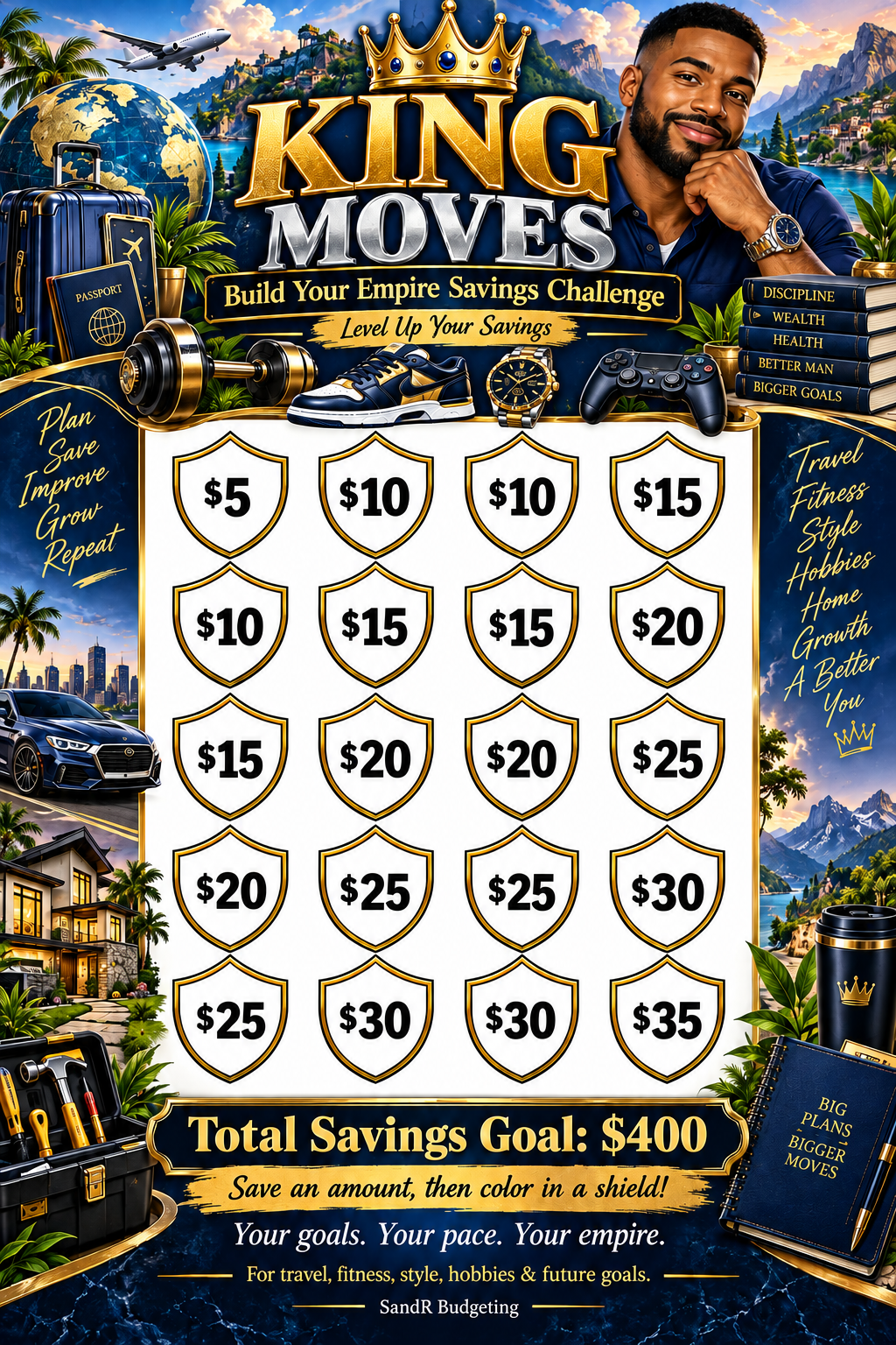 King Moves 400 Dollar Challenge