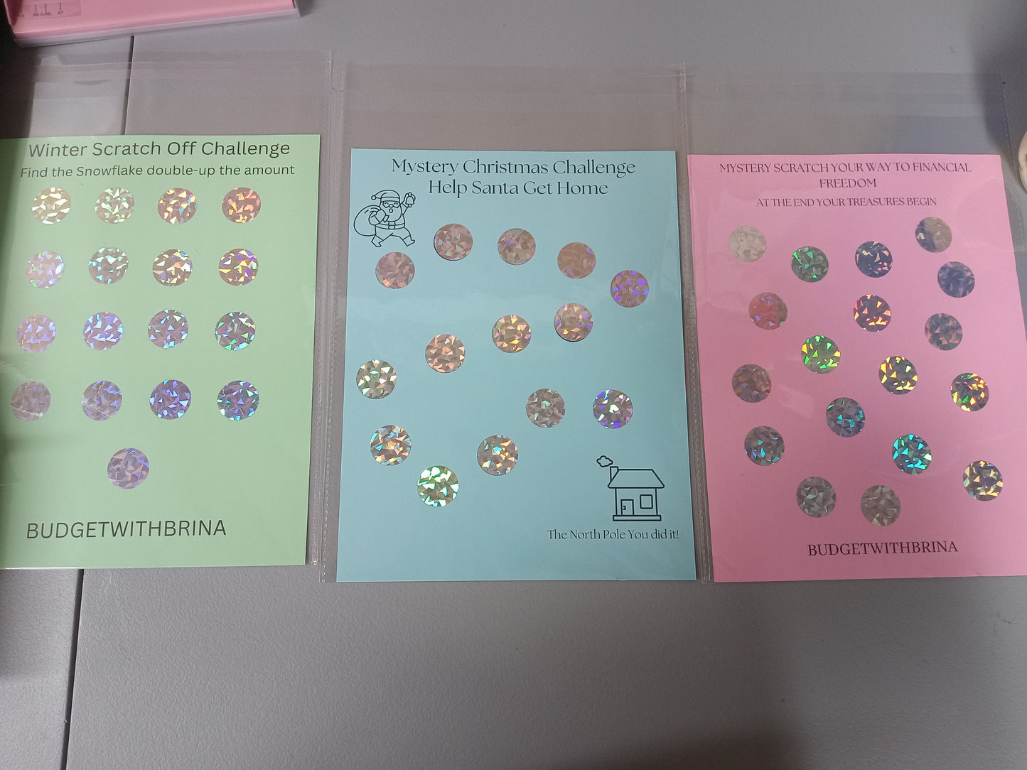 3 Bundles Mystery Savings Challenges, Mystery Savings Challenge, Mystery Savings, Savings Challenges