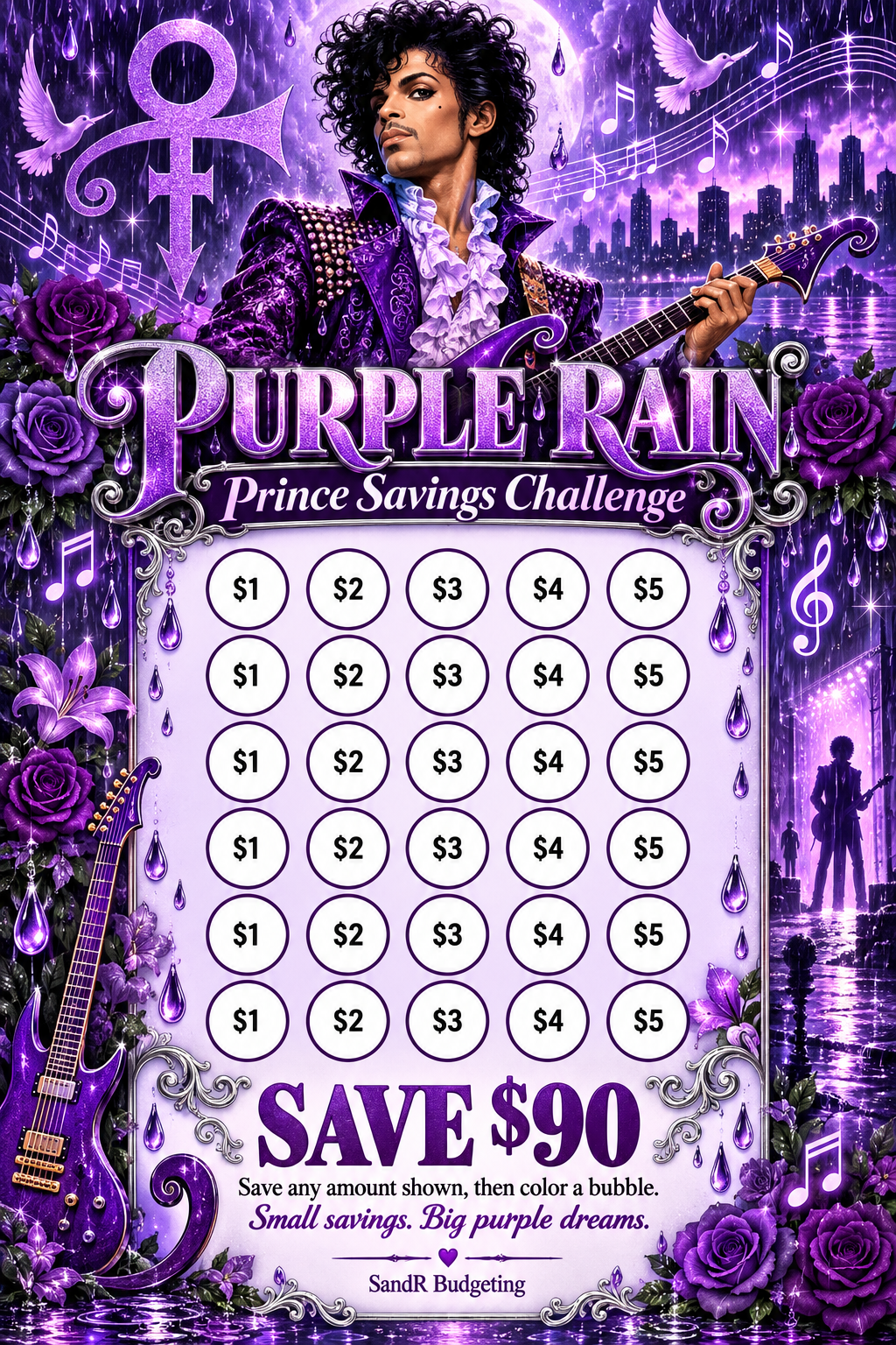 Purple Rain Savings Challenge