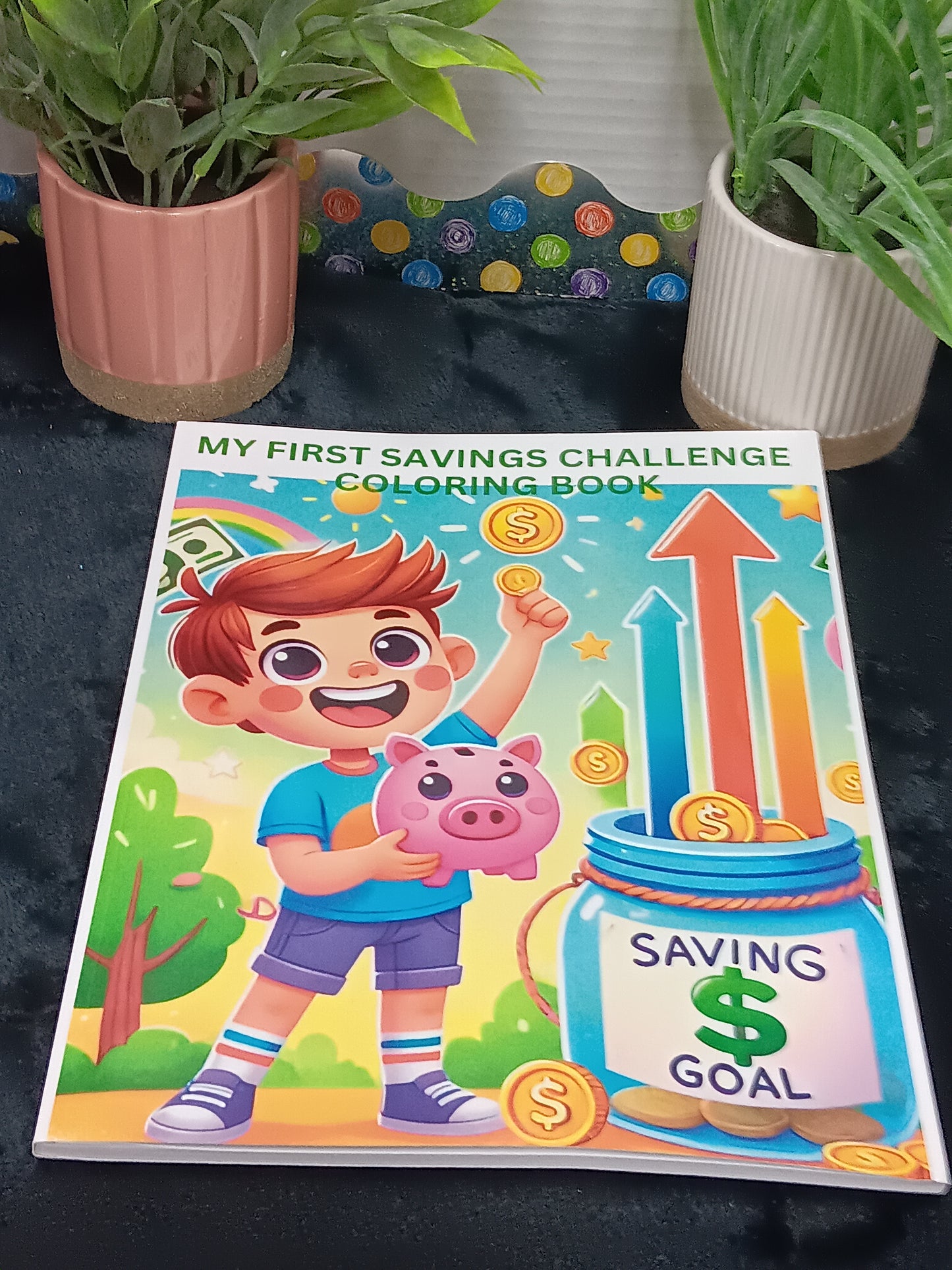 Boys First Savings Challenge and Coloring Book Combo