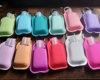 Hand Sanitizer Keychain Case with Bottle