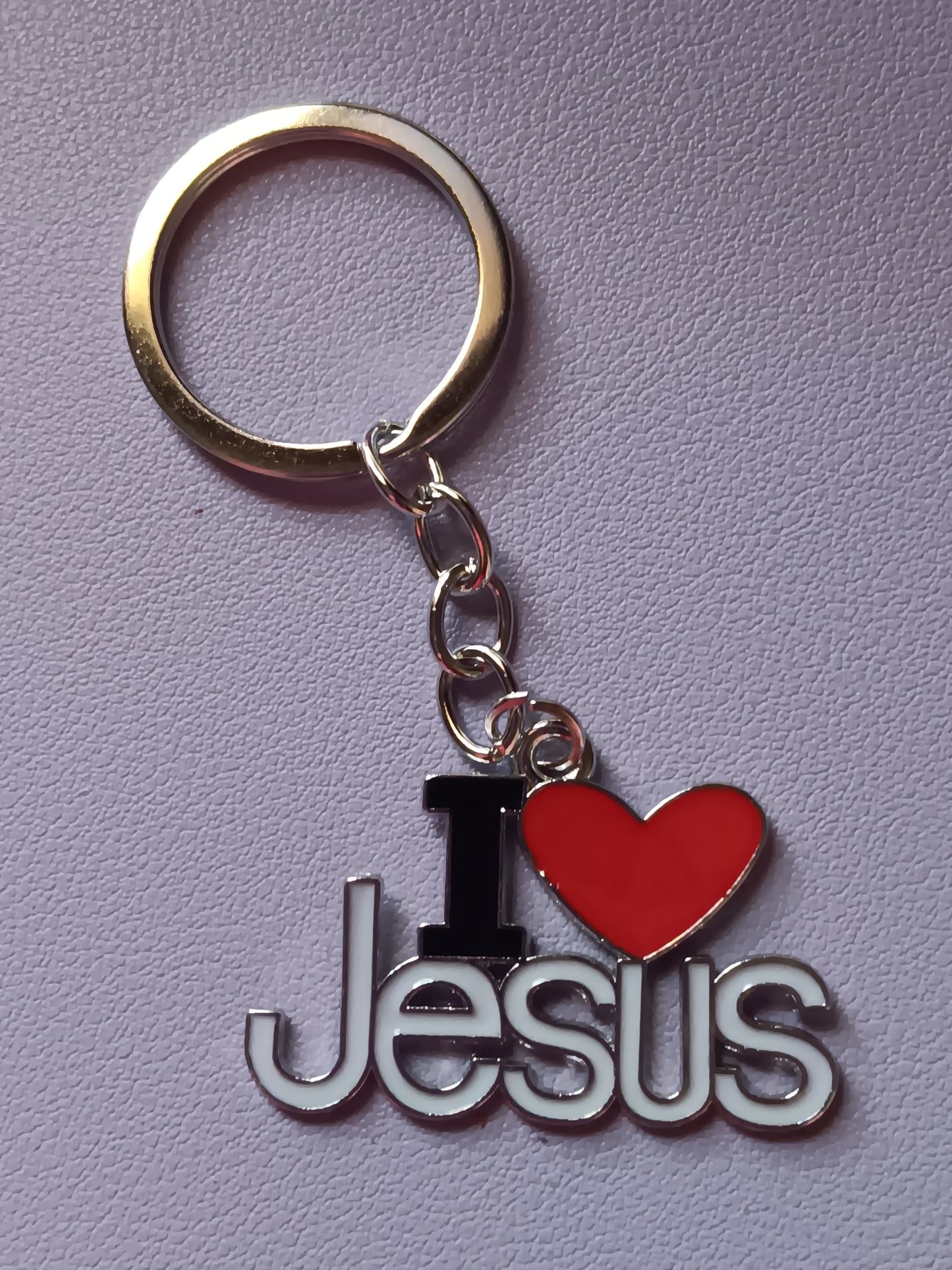 I LOVE JESUS KEYCHAIN