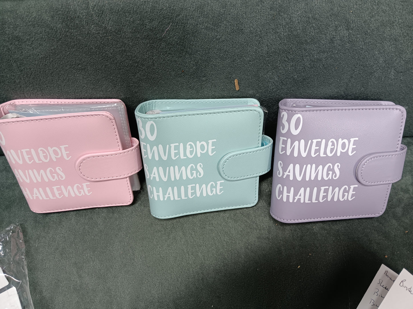 30 Envelope Savings Challenge Binder