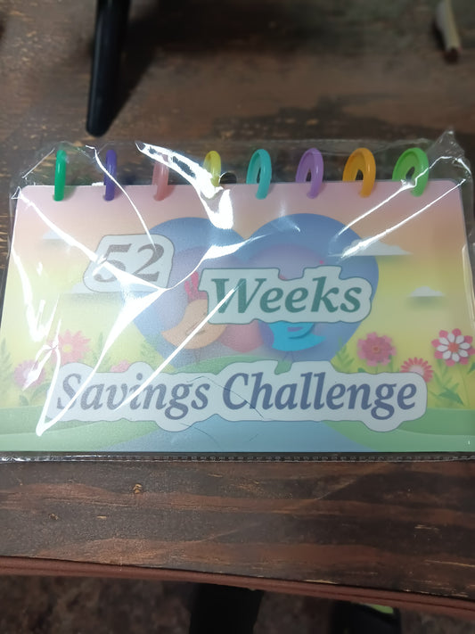 52 weeks Savings Challenge Book
