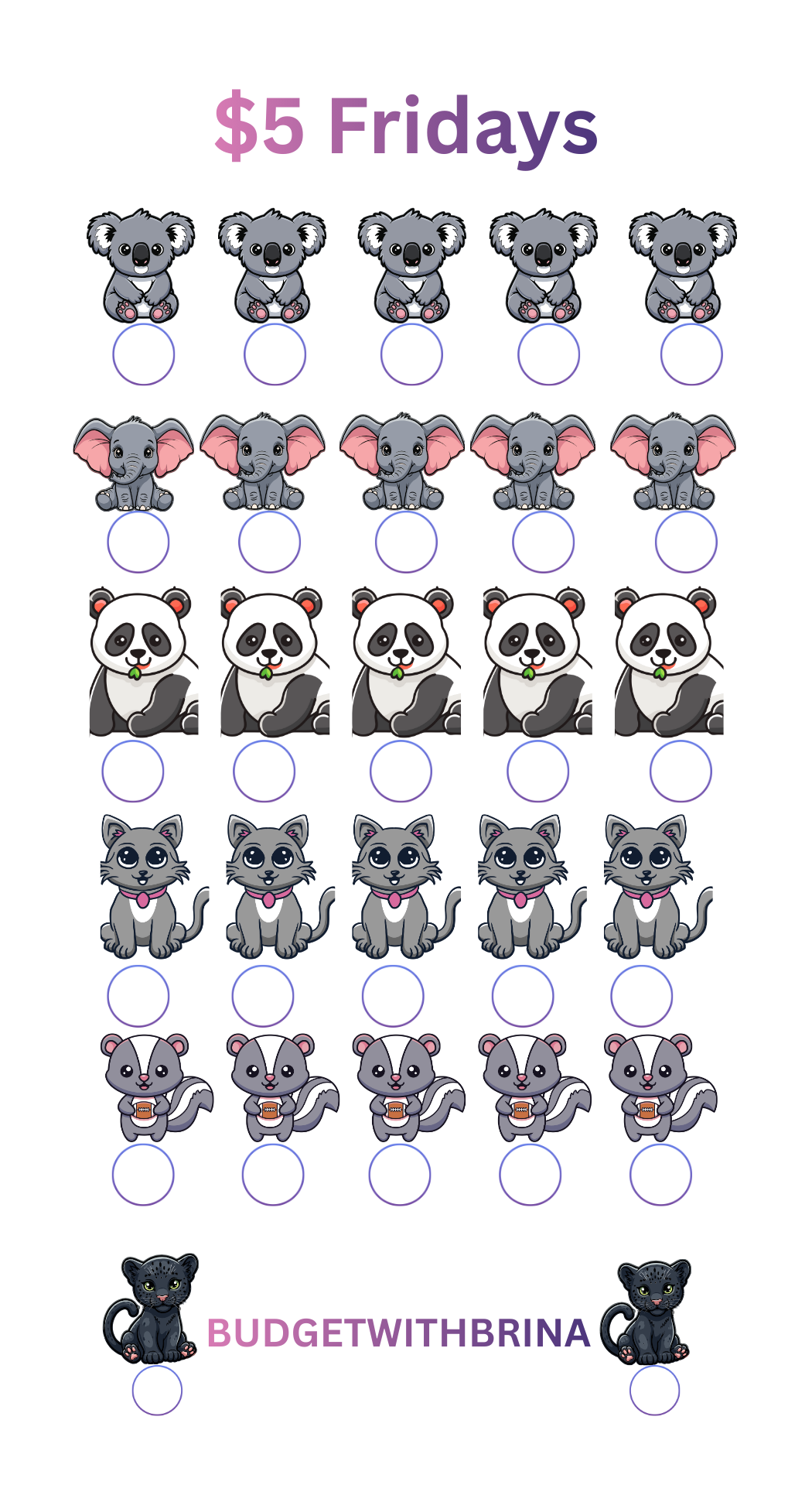 $5 Fridays Savings Challenge – Small Bills, Big Wins!