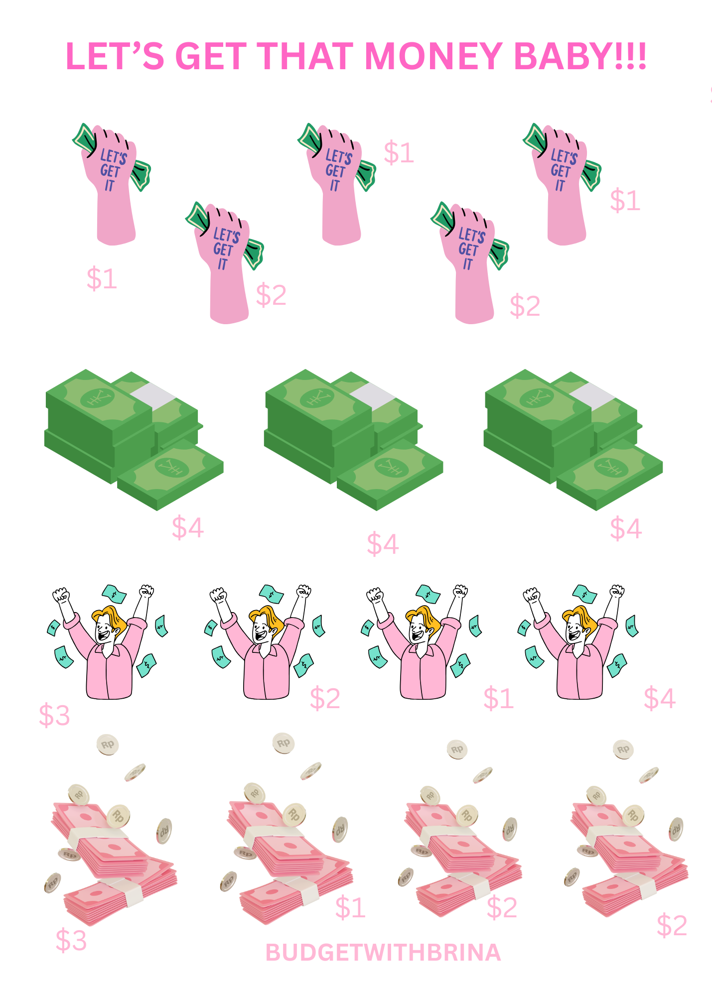 Let’s Get That Money Savings Challenge 💵🔥