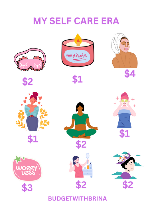 My Self Care Era Savings Challenge 💅🏽🧘🏽‍♀️💖