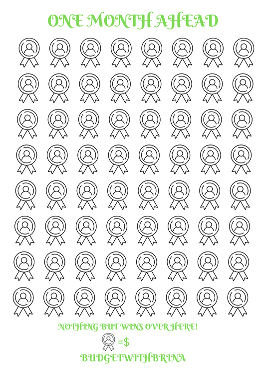 One Month Ahead Savings Challenge 📅💰