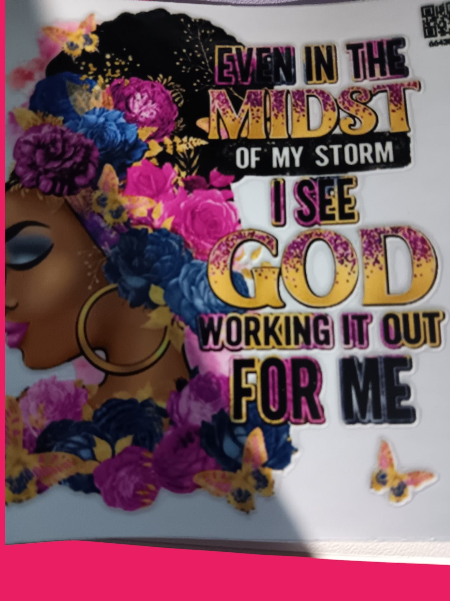 Lady Faith Inspirational Glass and Straw Kit