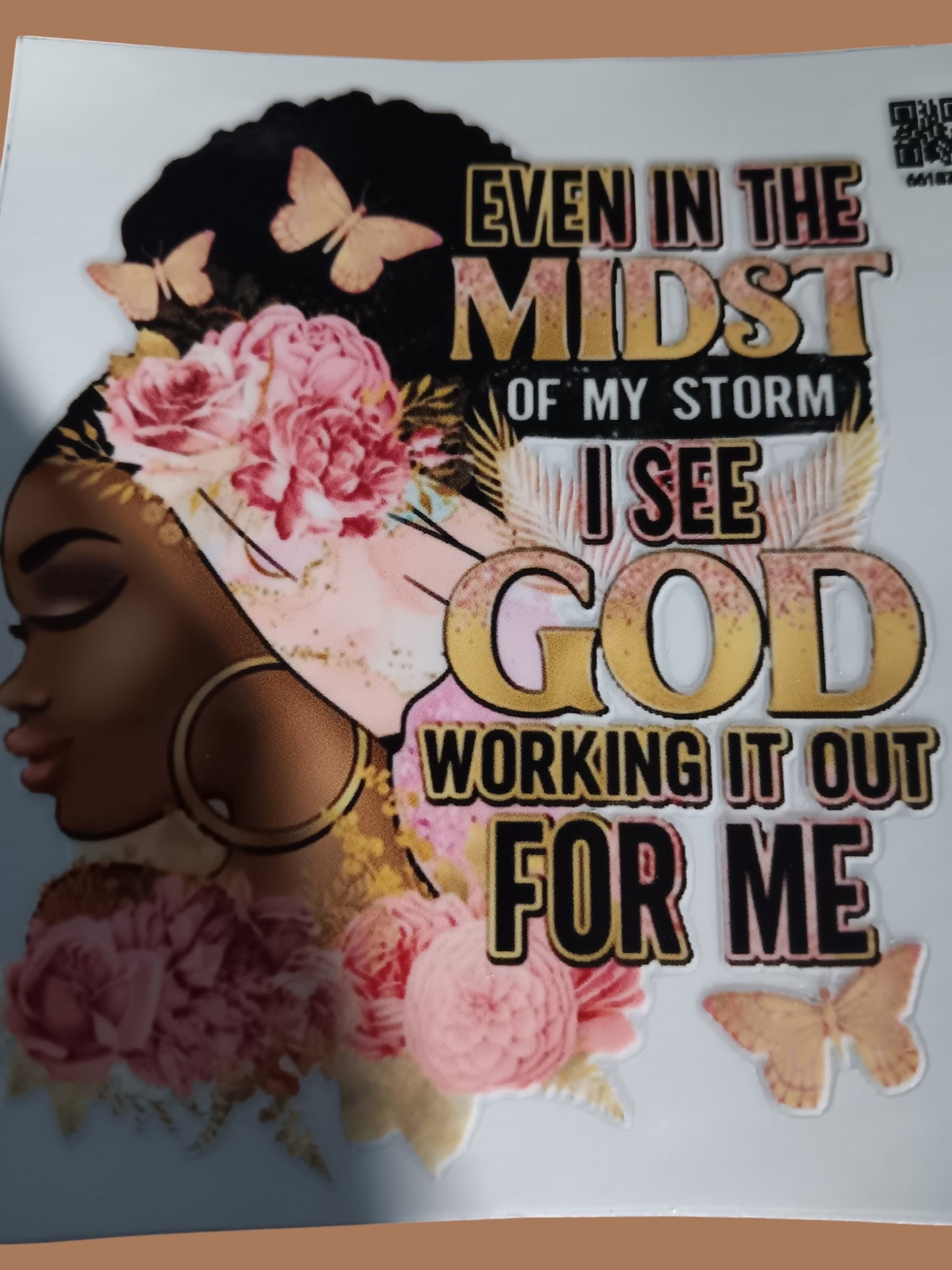 Lady Faith Inspirational Glass and Straw Kit