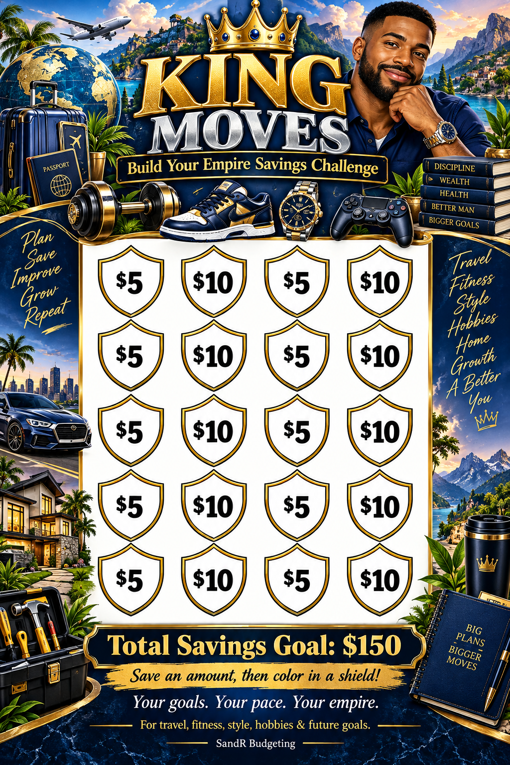 King Moves 150 Dollar Savings Challenge
