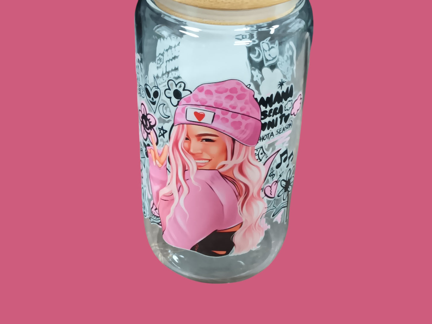 Vanilla Babe Bichota Glass and Straw Kit