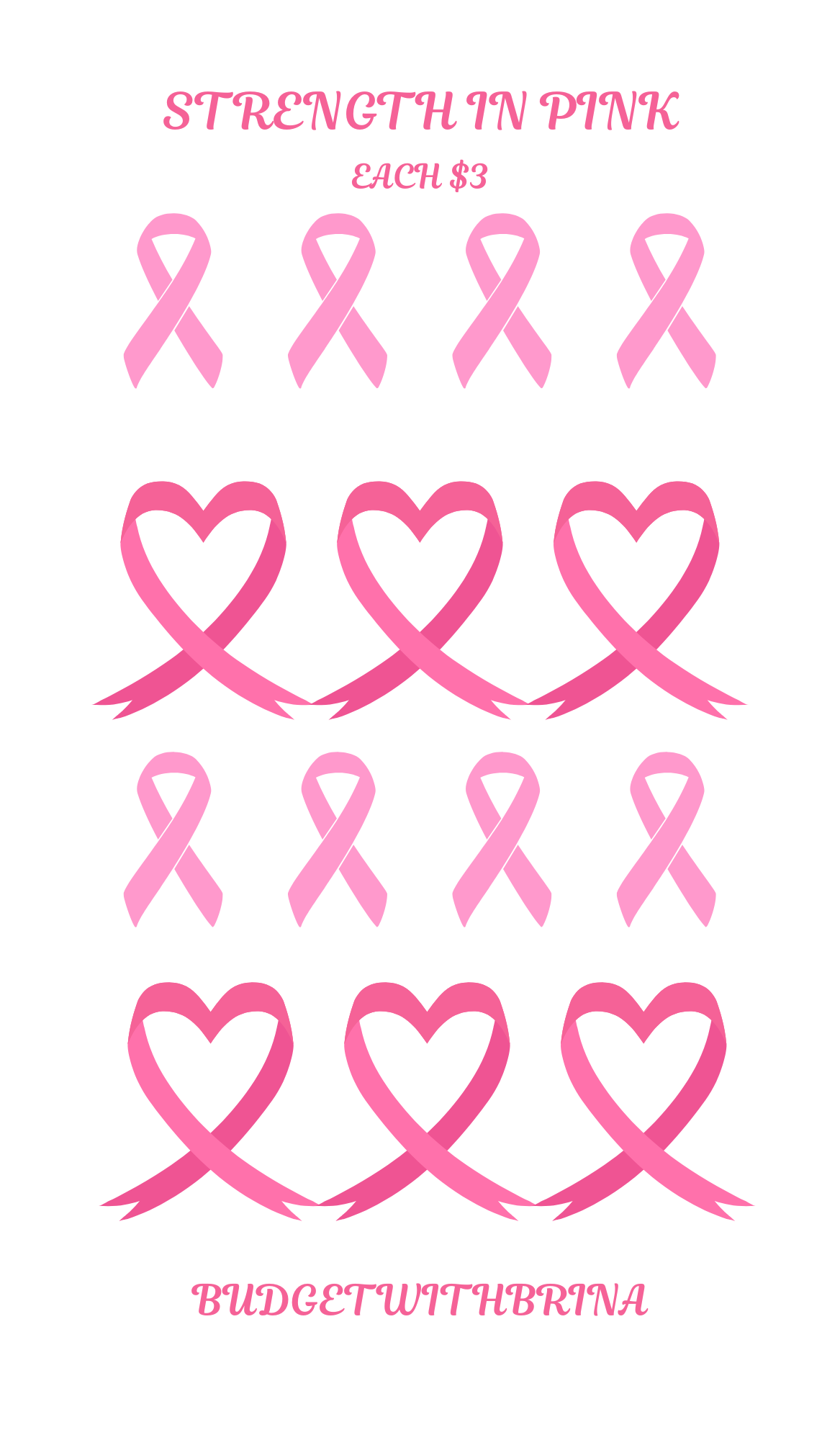 Strength in Pink Savings Challenge with  Dash