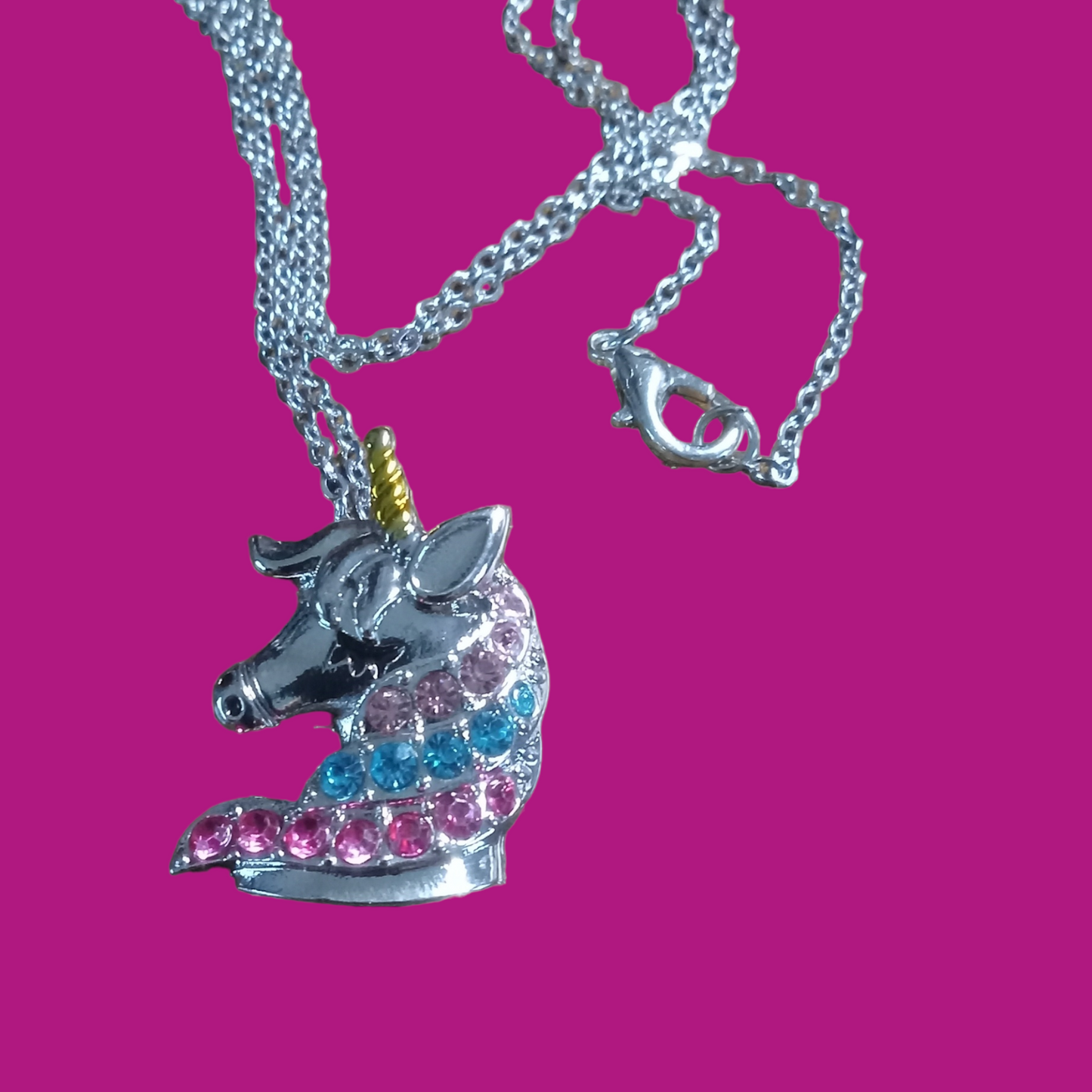 Silver Unicorn Necklace