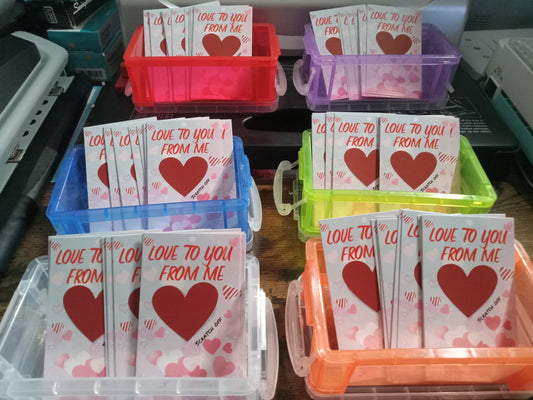 Mini Valentine's Day Challenge, Savings Challenge,  Valentine's Day Challenge, Valentine's Day Challenge Box, Valentine's Day Gift