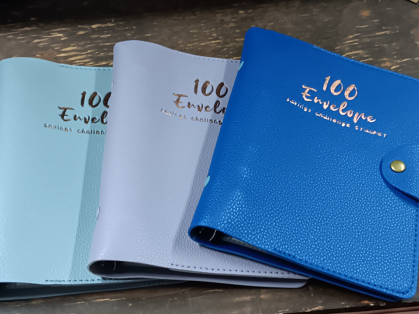 100 Envelope Leather Challenge Binder